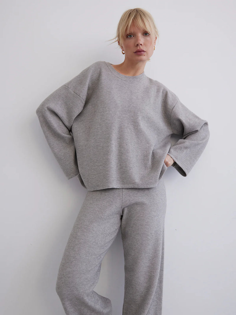 SOHO STUDIOS Tia Pullover light grey melange