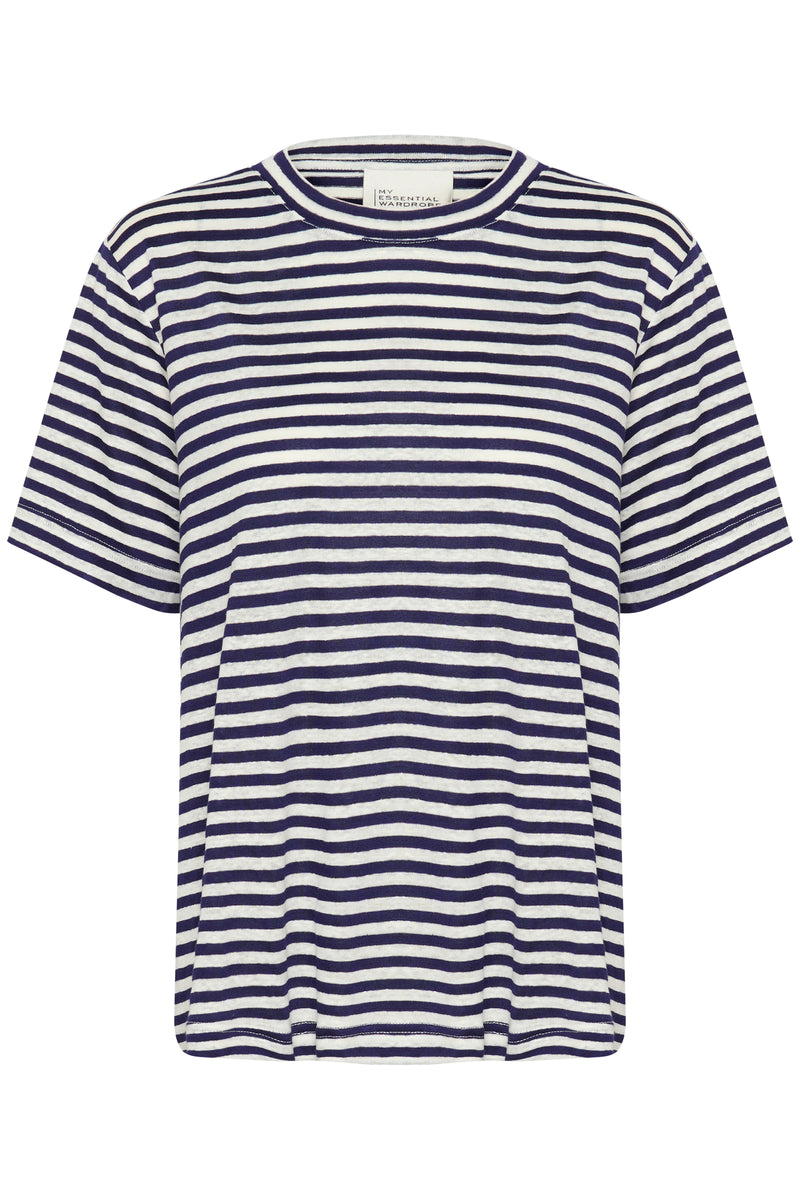 Lisa striped T-Shirt dark blue