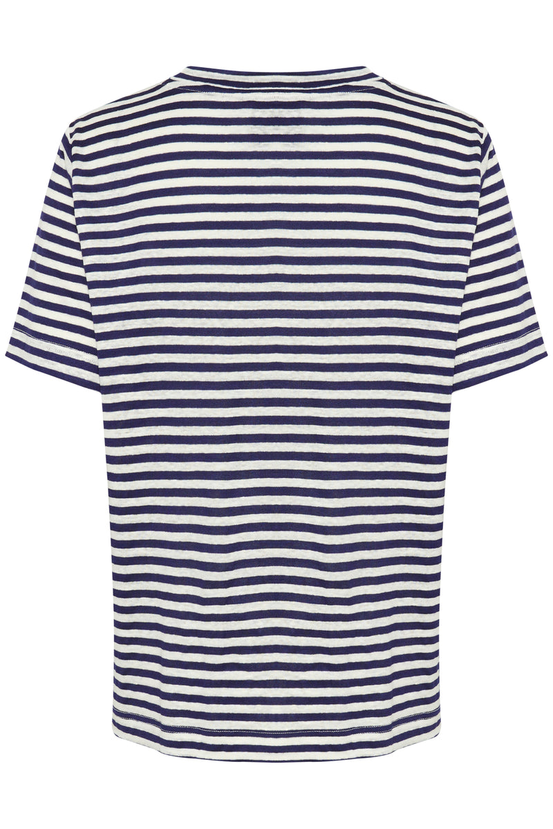 Lisa striped T-Shirt dark blue