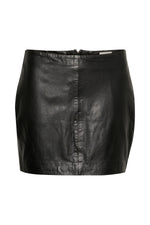 Akela Leather Skirt black