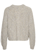 Vera Cardigan snow white glitter