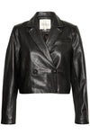 Akela Leather Short Blazer