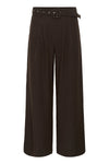 Vitta high wide Pant espresso
