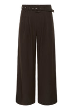 Vitta high wide Pant espresso