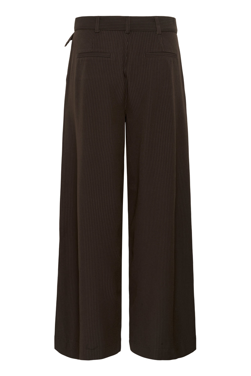 Vitta high wide Pant espresso