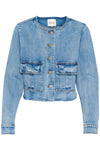 Dango Short Jacket light retro blue