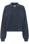 Meta short Sweat Jacket dark grey