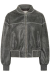 Matty Leather Bomberjacket medium grey