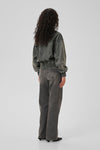 Matty Leather Bomberjacket medium grey