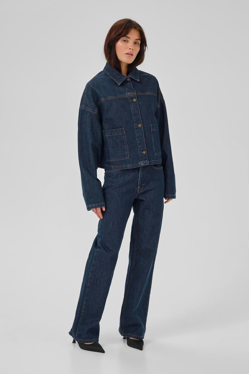 Malle deco Denim Jacket dark blue