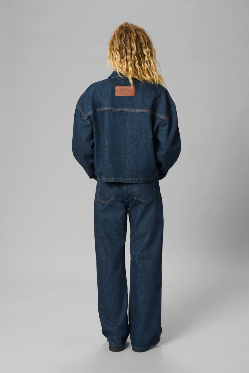 Malle deco Denim Jacket dark blue