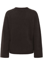 Huxi V-Neck Pullover espresso