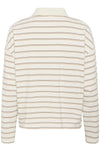 Anna Poloshirt snow white stripe