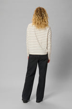 Anna Poloshirt snow white stripe