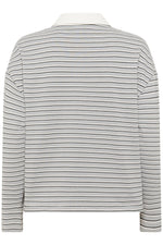Klara Poloshirt peal blue striped