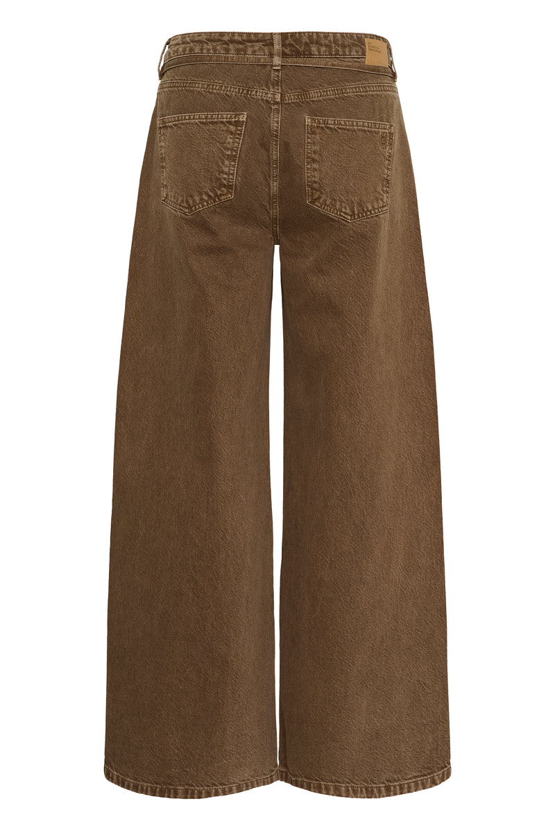 Karo mid x-wide Denim tobacco