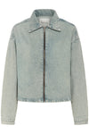 Malea boxy Jacket light blue dirty wash