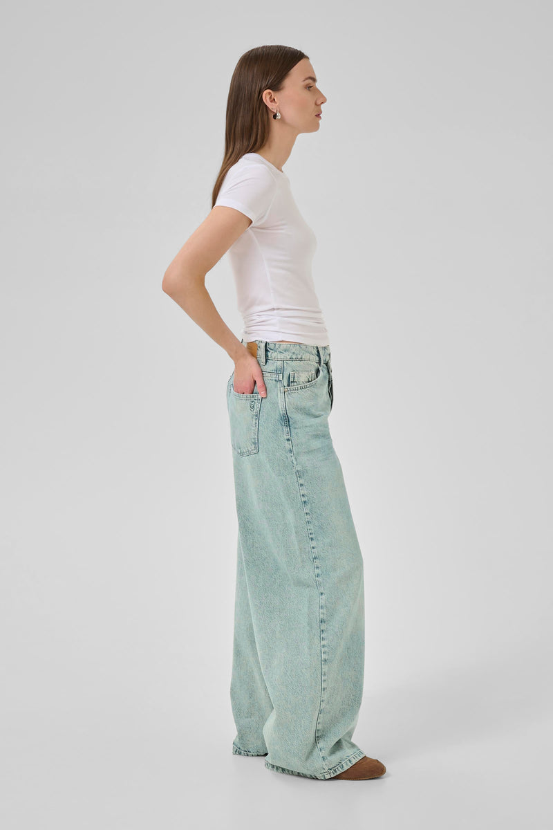 Malin wrap x-wide Denim light blue