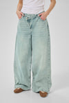 Malin wrap x-wide Denim light blue