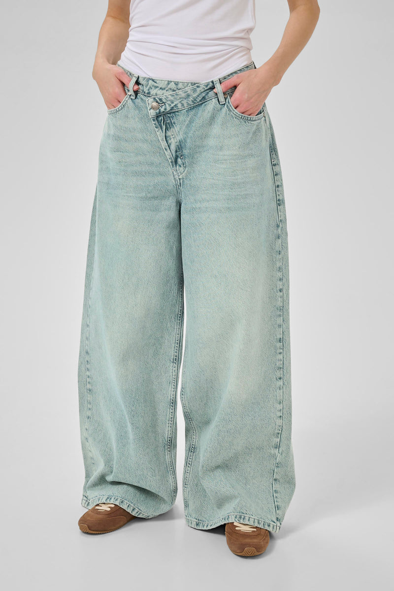 Malin wrap x-wide Denim light blue