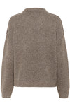 Paloma Polo Pullover brown melange