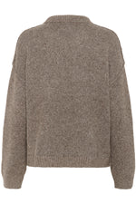 Paloma Polo Pullover brown melange
