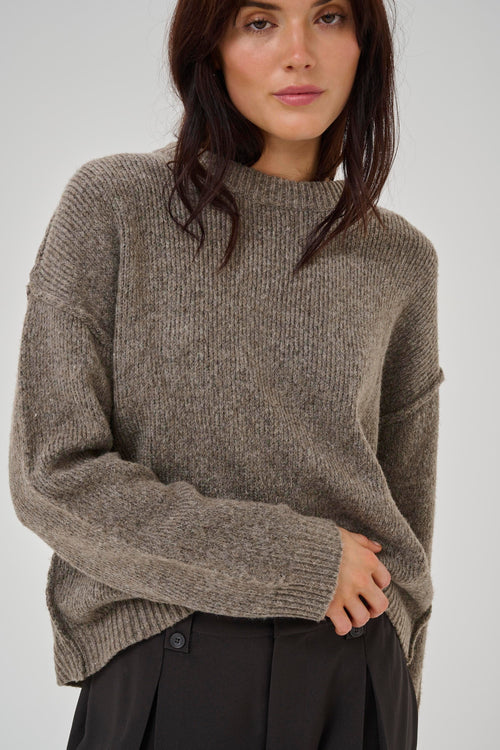 Paloma Pullover brown melange