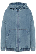 Ozzie Jacket medium blue random wash