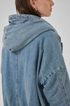 Ozzie Jacket medium blue random wash