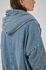 Ozzie Jacket medium blue random wash