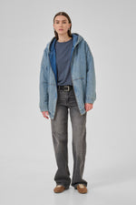 Ozzie Jacket medium blue random wash