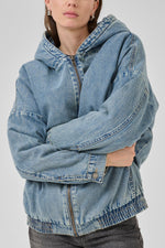 Ozzie Jacket medium blue random wash