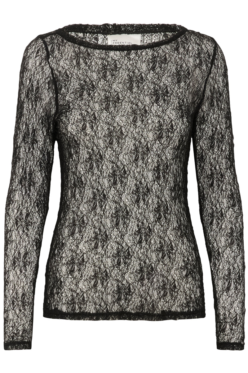 Rita Boatneck Shirt black