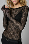 Rita Boatneck Shirt black