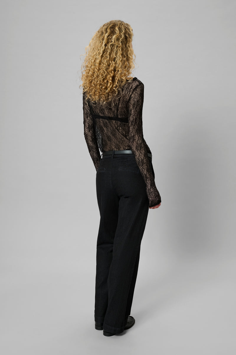 Rita Boatneck Shirt black