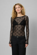 Rita Boatneck Shirt black