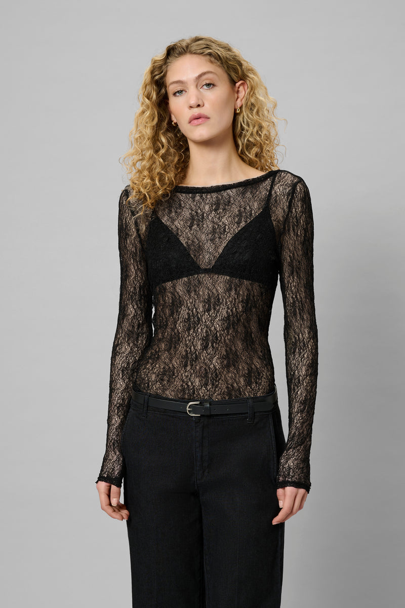 Rita Boatneck Shirt black
