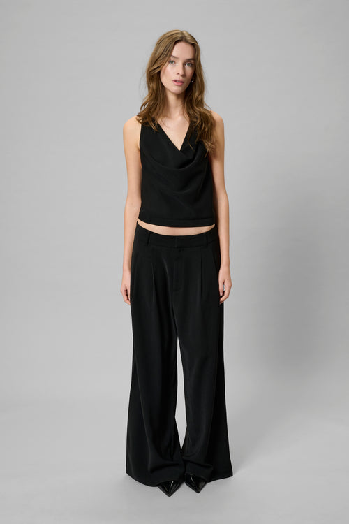 Mille high wide Pant black