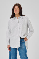 Jean Shirt pearl blue striped