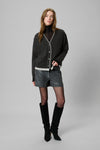 Tracy Cardigan dark grey melange