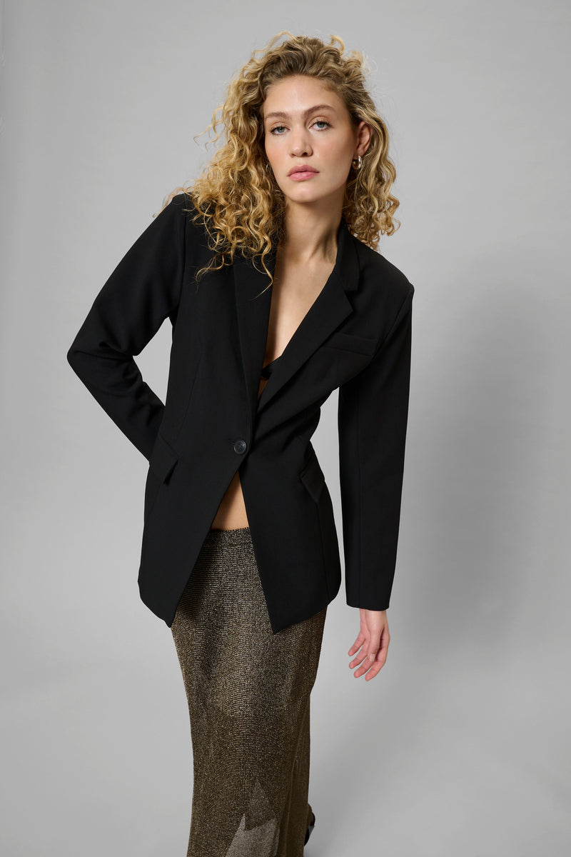 Milan shaped Blazer black