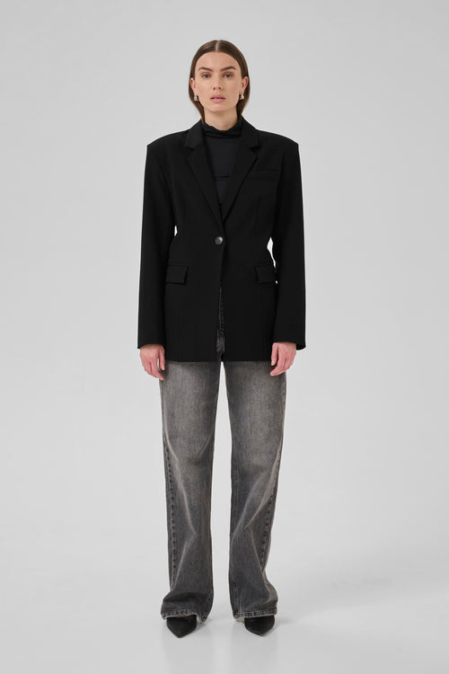 Milan shaped Blazer black
