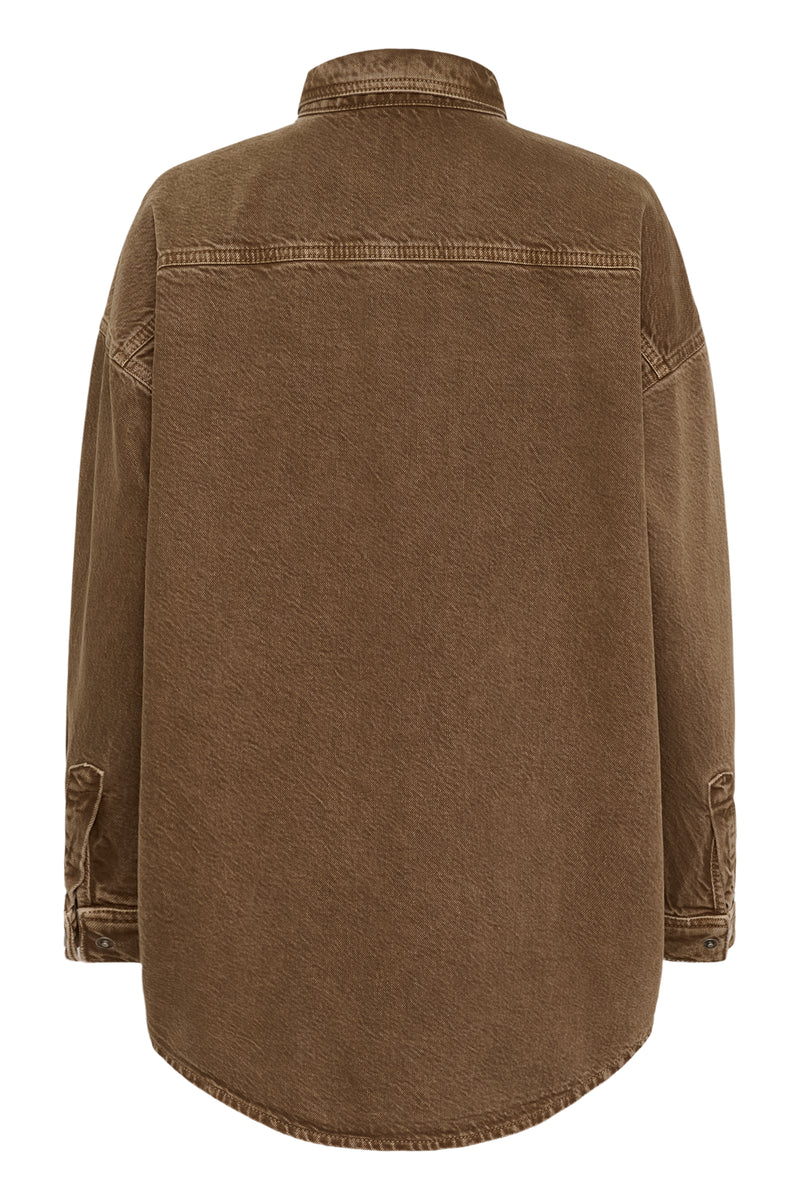 Malo Shirt tobacco brown