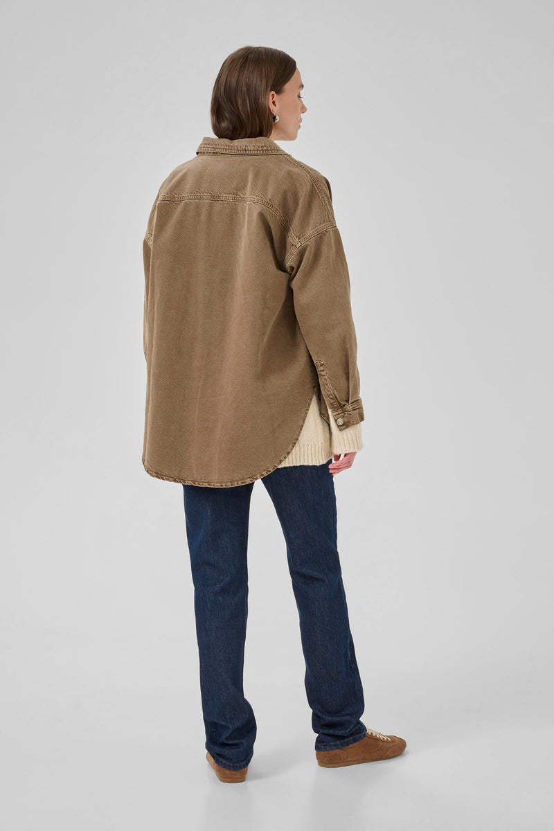 Malo Shirt tobacco brown