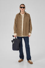 Malo Shirt tobacco brown