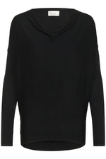 Polly Waterfall Shirt black