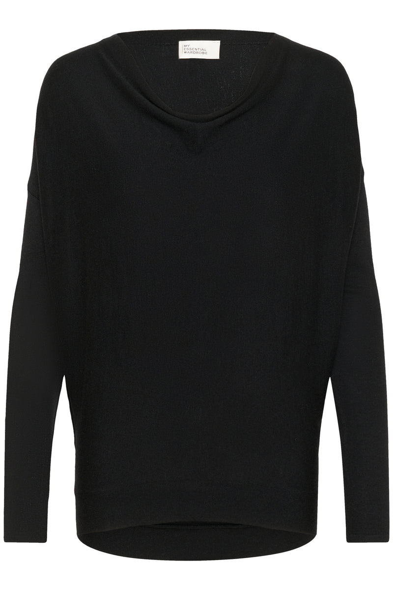 Polly Waterfall Shirt black