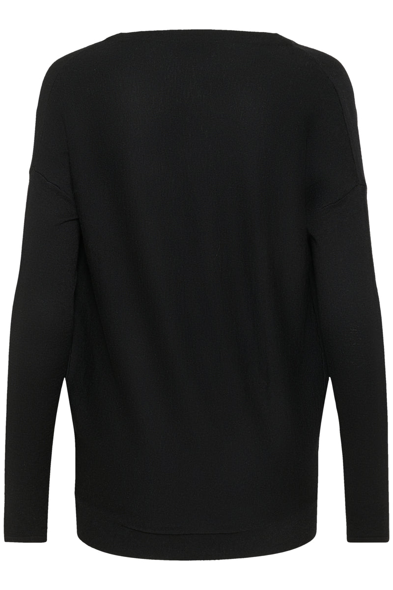 Polly Waterfall Shirt black