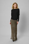 Polly Waterfall Shirt black
