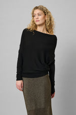 Polly Waterfall Shirt black
